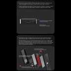THERMALRIGHT HR-EB115 M.2 NVMe SSD Enclosure with USB to Type-C Cable & Type-C to Type-C Cable, EB115 A-C & C-C Cable