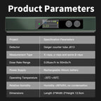 NT10 Portable Nuclear Radiation Detector
