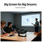 AUN A005 1080P 760ANSI LCD Display Smart Projector with Holder, EU Plug, US Plug, UK Plug, AU Plug