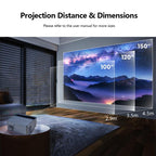 AUN A45 Pro 1080P Android ATV OS Smart Projector, EU Plug, US Plug, UK Plug, AU Plug