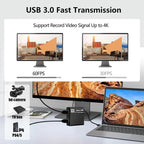 NK-H41 USB 3.0 HDMI 4Kp30 HD Video Capture Card Device, NK-H41