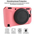 Litchi Texture Soft Silicone Camera Protective Case, For Canon EOS R50 V