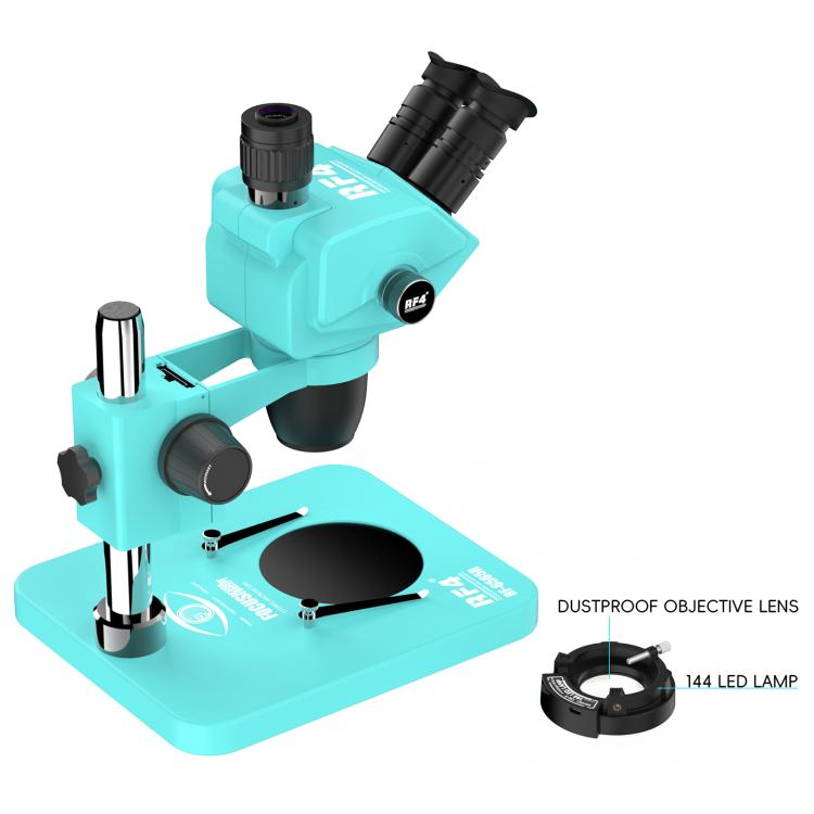 RF4 RF-6565R 6.5-65X Synchronous Zoom Trinocular Stereo Microscope, RF-6565R