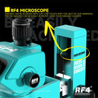 RF4 RF-6565Pro2 6.5-65X Synchronous Zoom Trinocular Stereo Microscope with Focus Lifting Bracket, RF-6565Pro2
