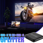 NK-E70 Type-C to HDTV, Type-C 4K 60Hz PD Power Port HD Video Splitter, Support MST and SST, Type-C to HDTV, Type-C