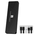 THERMALRIGHT HR-EB115 M.2 NVMe / SATA Dual Protocol SSD Enclosure with USB to Type-C Cable & Type-C to Type-C Cable, EB115 Dual Protocol Dual Cable