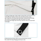 Simple Folding Thin Polyester Projector Film Curtain, 60 inch (16:9) Projection Area: 132x75cm, 60 inch (4:3) Projection Area: 120x90cm, 72 inch (16:9) Projection Area: 159x90cm, 72 inch (4:3) Projection Area: 146x110cm                                 ...