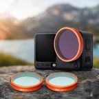 For DJI Osmo Action 6 JSR KO Series Camera Lens Filter, UV, CPL, ND8, ND16, ND32, ND64, ND8PL, ND16PL, ND32PL, ND64PL, STAR, NIGHT, Black Mist 1/4, 3 in 1 UV ND8/16, 4 in 1 ND8-64, 4 in 1 CPL ND8/16/32, 4 in 1 Black Mist CPL ND, 4 in 1 Macro CPL ND    ...