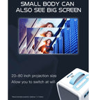 Q2 LED 1080P Mini Portable Projector Children Projector, EU Plug, US Plug, UK Plug, AU Plug