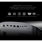 YG610 1280x768P Portable Home Theater LED HD Digital Projector, Support Mobile Phone Plug-in Connection