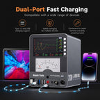 TBK 217A 30V / 5A 3-Channel Storage Curved DC Regulated Power Supply with Hyperbola Display, US Plug, UK Plug, EU Plug, AU Plug