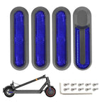 4 in 1 Electric Scooter Wheel Decorative Side Cover Plastic Block Reflective Strip with Screws, For Xiaomi Mijia M365 Pro / Pro 2 / 1S