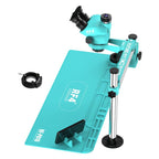 RF4 RF-FX35A 7-50X Free Swing Fixed Trinocular Microscope with RF-PO16 Silicone Pad, Long Version, RF-FX35A