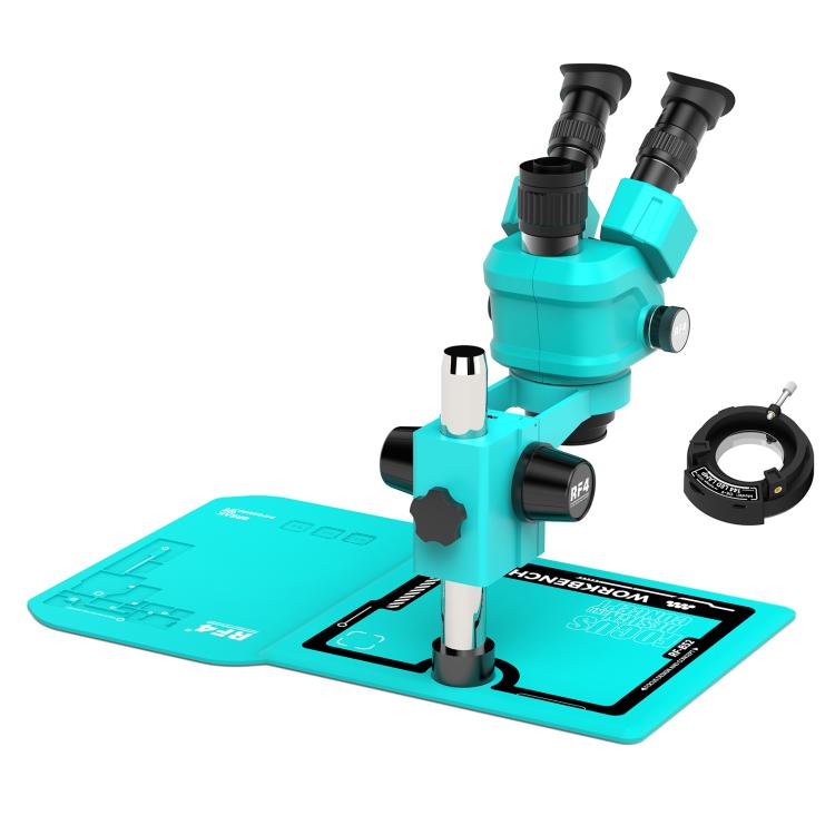 RF4 RF-55P-B52 6.5-55X Synchronous Zoom Trinocular Stereo Microscope, RF-55P-B52