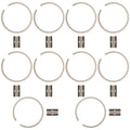 10set Wireless Charging Magnet, For iPhone 17 Pro Max, For iPhone 17 Pro, For iPhone 17, For iPhone Air