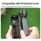 For DJI OSMO Pocket 3 Sunnylife Camera Lens Magnetic Metal Filter, MCUV, CPL, ND8, ND16, ND32, ND64, Black Mist 1/4, 3 in 1 Shadow Filter Set, 3 in 1 Portrait Filter Set, 3 in 1 CPL ND8/16, 3 in 1 Protective Filter Set, 4 in 1 ND8/16/32/64             ...