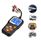KONNWEI KW650 6V- 12V Car Motorcycle Battery Lawn Mower Detector with 2.4 inch Color Display & Waveform Graph, KW650