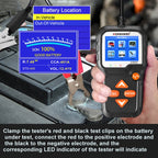 KONNWEI KW650 6V- 12V Car Motorcycle Battery Lawn Mower Detector with 2.4 inch Color Display & Waveform Graph, KW650