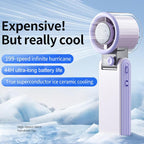 Y31 Portable Mini Foldable Handheld Digital Display Cooling Fan