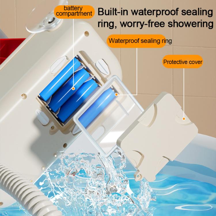 Baby Bath Water Play Shower Duck Interactive Toy Set, Battery, Rechargeable, Manual Version without Sprinkler