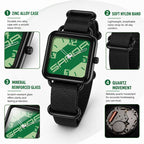 SANDA 3261 Colorful Casual 5ATM Water-Resistant Student Quartz Watch, Nylon Beige, Nylon Black, Nylon Green