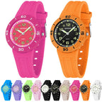 SANDA 6386 Simple 5ATM Waterproof Luminous Children Watch