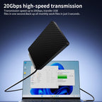 DOONJIEY USB3.2 PD 100W USB-C / Type-C to USB-C / Type-C Full-function Phone Holder Cable，Length：2m