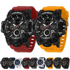 SANDA 9094 Multifunctional Sports 5ATM Waterproof Luminous Electronic Watch