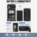 HP288 IP68 Rugged Phone, 2.8 inch, 4000mAh Battery, Network: 2G, BT, FM, SOS, Torch, Russian Keyboard, EU Plug, US Plug, UK Plug, AU Plug
