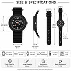 SANDA 9123 3ATM Water-Resistant Luminous Stylish Student Watch