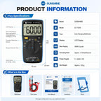 SUNSHINE DT-101N Pocket-Style Auto-Range Smart Precision Multimeter, DT-101N