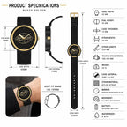 SANDA 3202 Slim Silent 3ATM Waterproof Student Watch with Nylon Strap