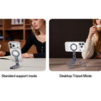 Yesido C231 Portable Folding Aluminum Alloy Tripod Desktop Magnetic Phone Selfie Stick Holder