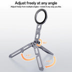 Yesido C231 Portable Folding Aluminum Alloy Tripod Desktop Magnetic Phone Selfie Stick Holder