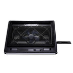 NUOXI C600 Colorful RGB Laptop Cooler Support 8-Level Adjustable Height, Single Fan, Dual Fans