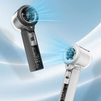 F5 High-Speed Handheld Spray Cooling Fan with LED Display