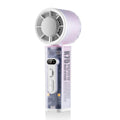 K75 Auto-Oscillating Handheld Cooling Fan with LED