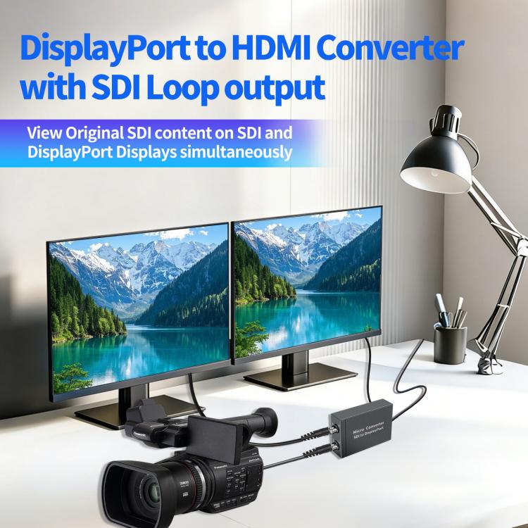 NK-L008 SDI to DP Loop Audio Video Converter, NK-L008 SDI to DP