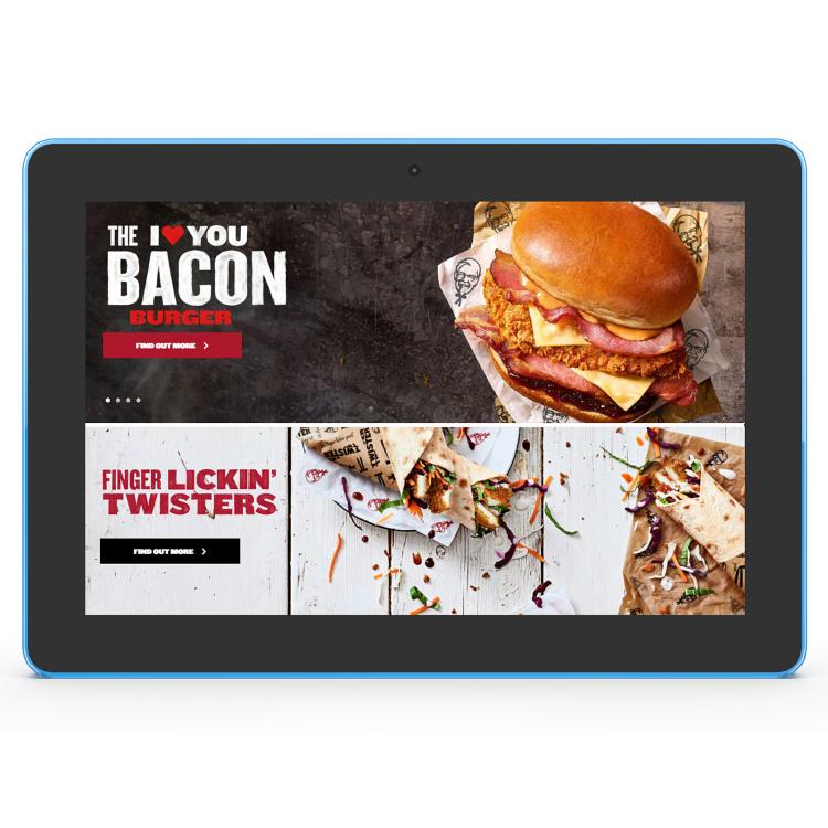 WA1056T 10.1 inch IPS HD Touch Screen Digital Signage, 2GB+16GB, Android 11 RK3566 Quad Core, US Plug, EU Plug, UK Plug