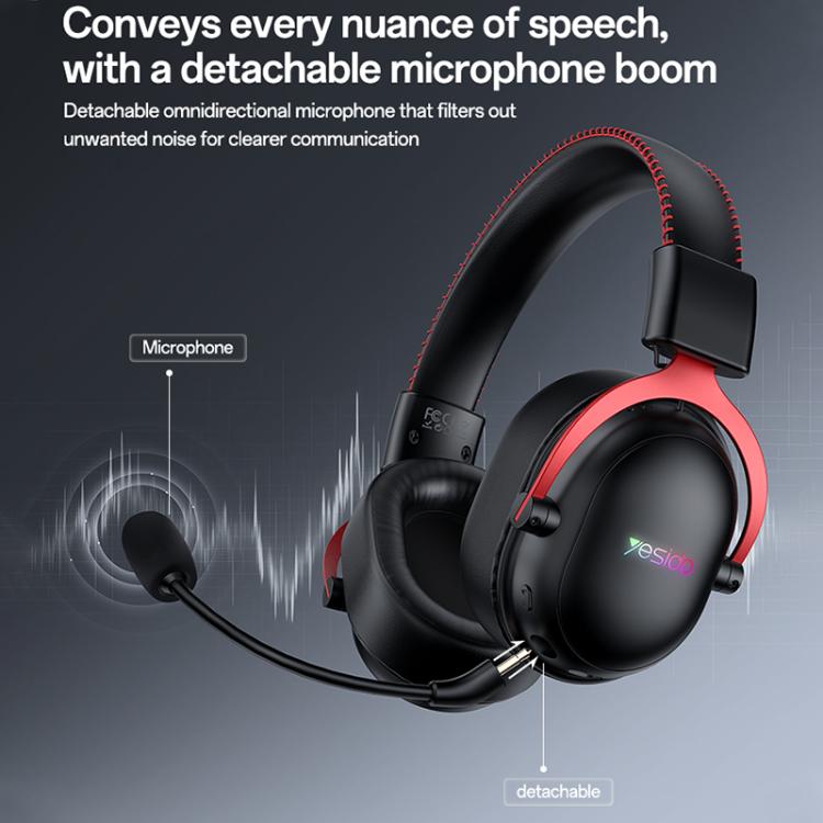 Yesido EK07 Three-mode E-sports Gaming RGB Headset, EK07