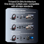 Yesido EK07 Three-mode E-sports Gaming RGB Headset, EK07