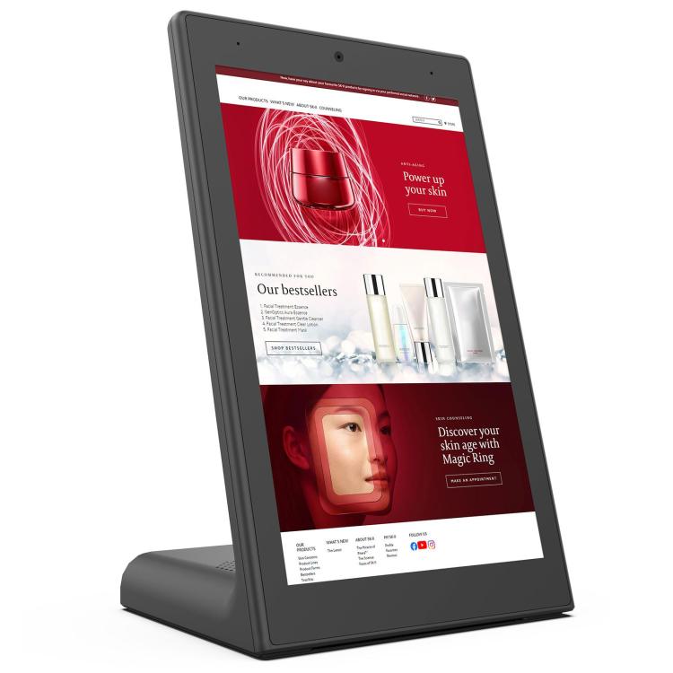 WL8019T 8 inch Vertical Screen HD Touch Screen Digital Signage, 4GB+64GB, Android 14 RK3576S Quad Core, US Plug, EU Plug, UK Plug