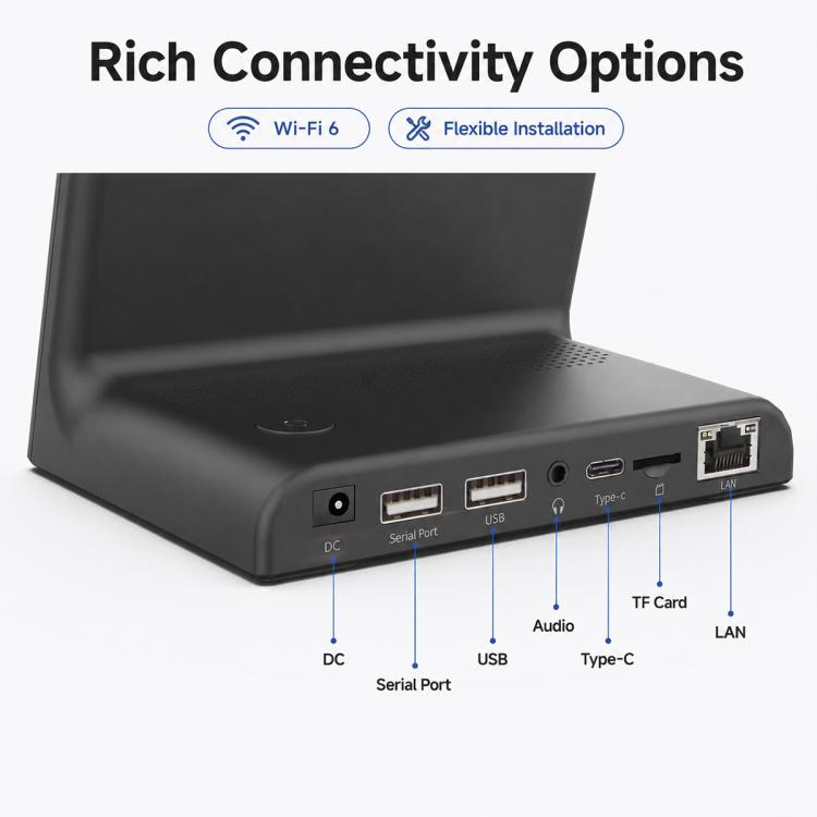 WL8019T 8 inch Vertical Screen HD Touch Screen Digital Signage, 4GB+64GB, Android 14 RK3576S Quad Core, US Plug, EU Plug, UK Plug