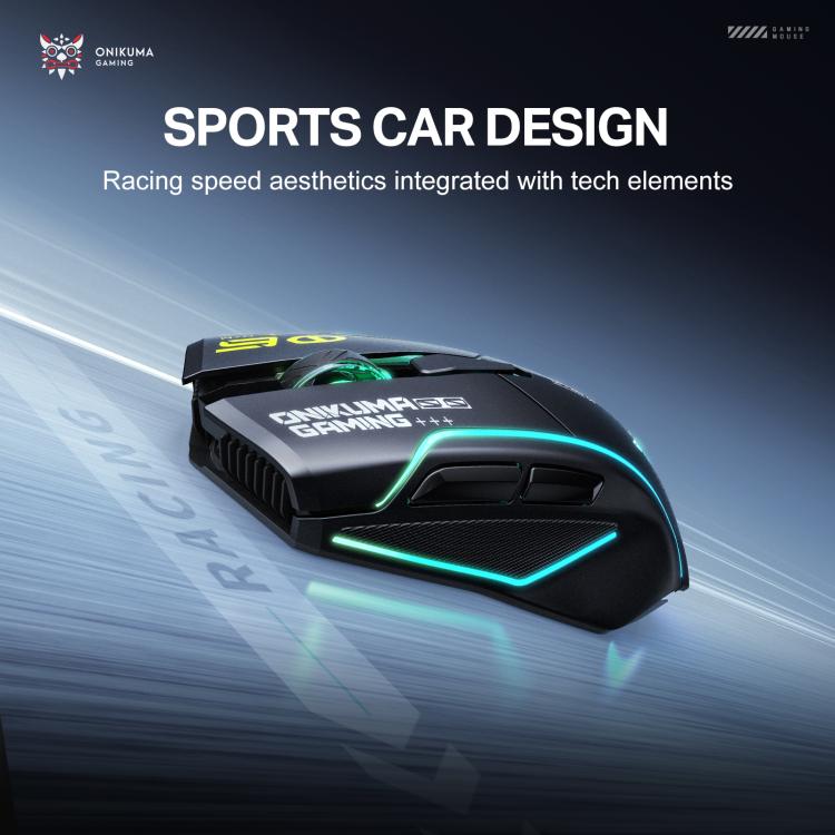 ONIKUMA DM06 RGB Three-mode E-sports Gaming Mouse, DM06