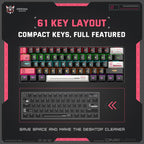 ONIKUMA MT605 Three-mode 61-Key E-sports Mechanical Keyboard, MT605
