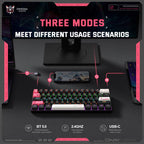 ONIKUMA MT605 Three-mode 61-Key E-sports Mechanical Keyboard, MT605