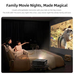 AUN U001 Pro 1080P 2050ANSI For Google TV Android 14 OS Smart Projector, EU Plug, US Plug, UK Plug, AU Plug