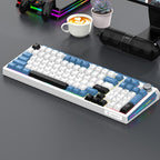 SHIPADOO JK980 Blue Switch RGB 98 Keys Three Modes Mechanical Keyboard