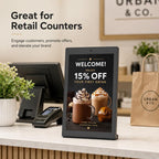 WL1039T 10.1 inch Vertical Screen HD Touch Screen Digital Signage, 4GB+64GB, Android 14 RK3576S Quad Core, US Plug, EU Plug, UK Plug