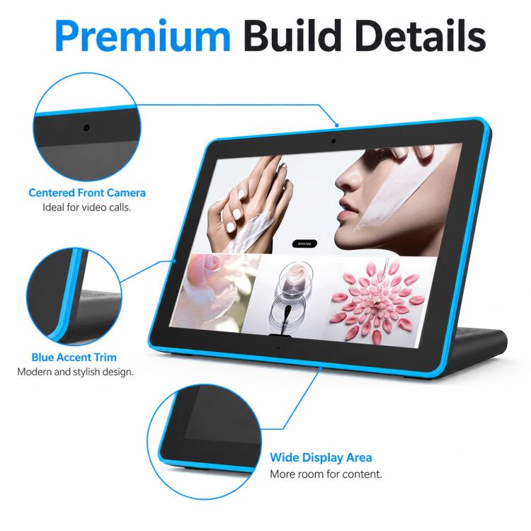 WL1089T 10.1 inch IPS HD Touch Screen Digital Signage, 4GB+64GB, Android  14 RK3576S Quad Core, US Plug, EU Plug, UK Plug